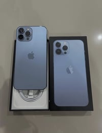 ايفون 13 برو ماكس لون البحري كلش نظيف ذاكرته 128 بطاريه 88 جهاز كل جسم...