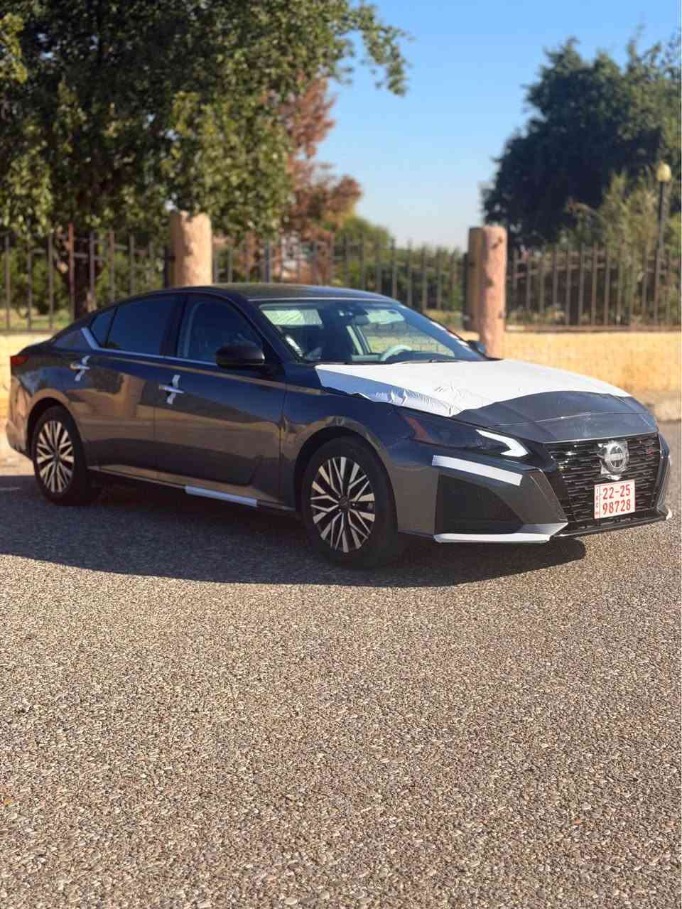 NISSN ALTIMA   SV  2024
السعر  170 $
اللون  نفطي
بدون صبغ بس بي تعديل واحد بل جاملغ امامي سياره كلين بدون ابر باك 
 والشواصي والدواخل مكفوله من الحادث
المواصفات الفئة ال SV 
حساس ضغط هواء الاطارات
رادار امامي + رادار جانبي + توقف ذاتي
شاشه لمس 
كشن شامو
شاشة ذكية + مخرج usb عدد 2 + مخرن taypC 
عداد المسافة :- 24الف ميل فقط
لايت زينون + ليد نهاري 
 كشن السائق كهرباء
كاتي تترقم شمالي
 + بصمة تشغيل + تشغيل عن بعد
العنوان كركوك
رقم الهاتف :-  *********** كركوك, العراق
