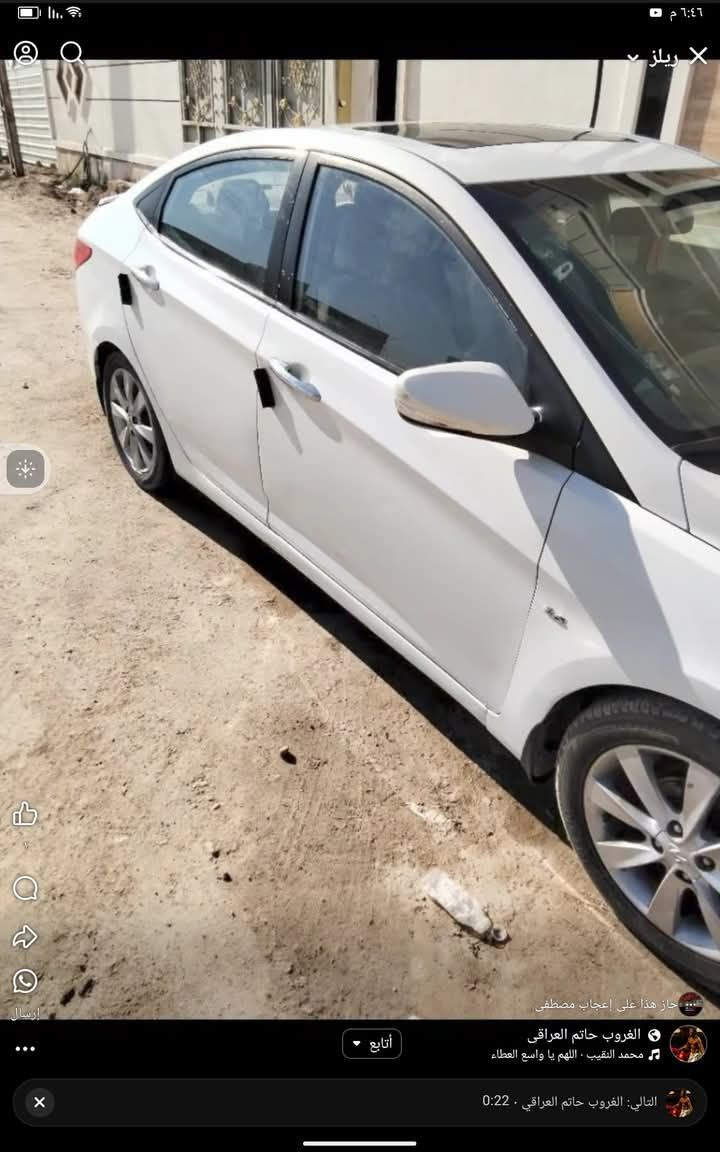 للبيع سياره اكسنت خليجي محرك 1600موديل 2013مكانه رمادي سبعه كيلو***********
