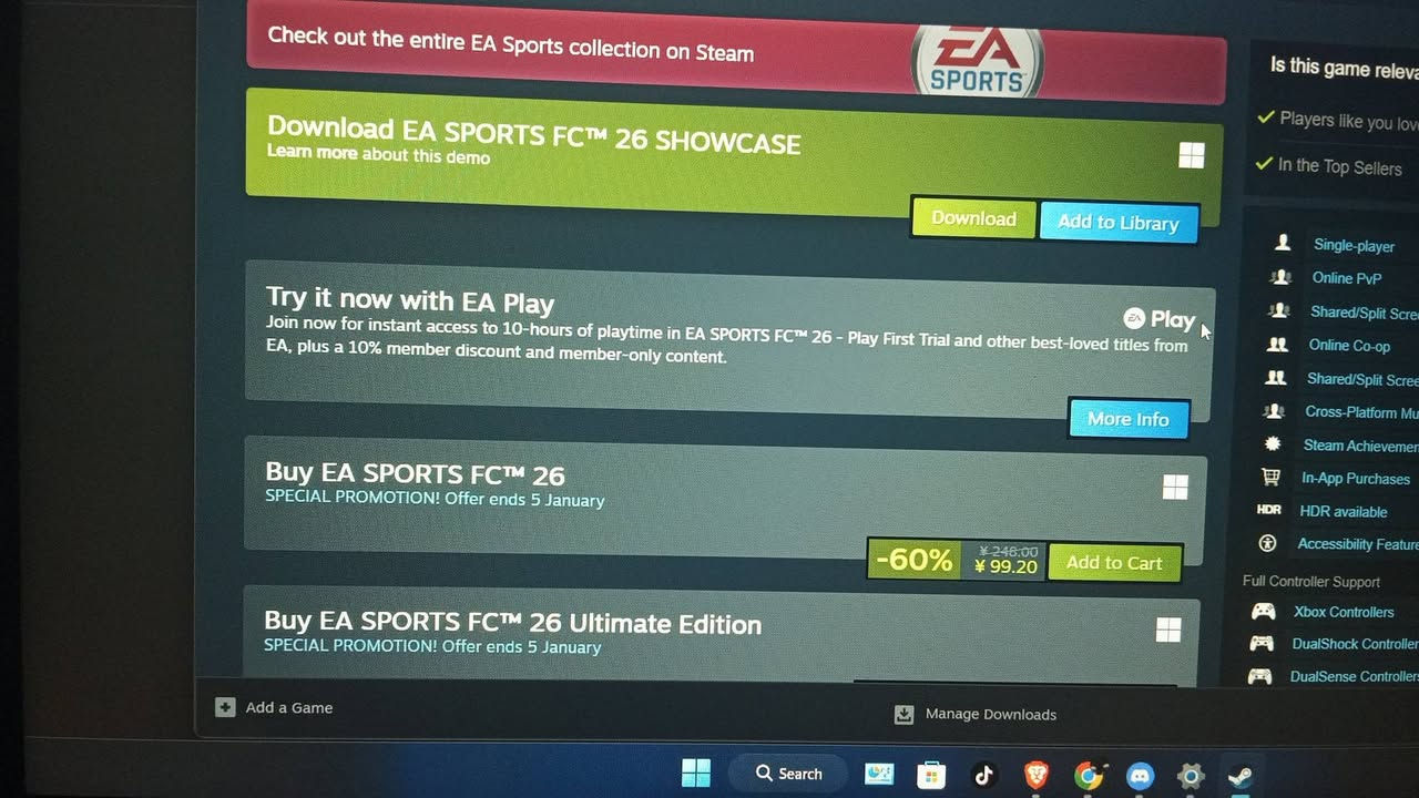 بحمد الله تم توفير
الحساب ستيم الريجن الصيني

بسعر 5 الاف فقط 
سعر الالعاب بي خيالي يا ابطال

fc 26 
ب18 الف

rust
13 الف

arc raiders 
ب28 الف

rdr2
ب 13 الف

وباقي الالعاب بسعر التراب حرفيا
والحساب يدعم البطاقة العراقية طبيعي جدا
واذا صار خلل ببطاقتك وماقبل اكدر اوفر عملات للحساب ايضا طبيعي

وعندي كمية خير من الله
حساب ستيم + الجيميل

للشراء مراسلة الرقم واتساب
0780 171 5406
