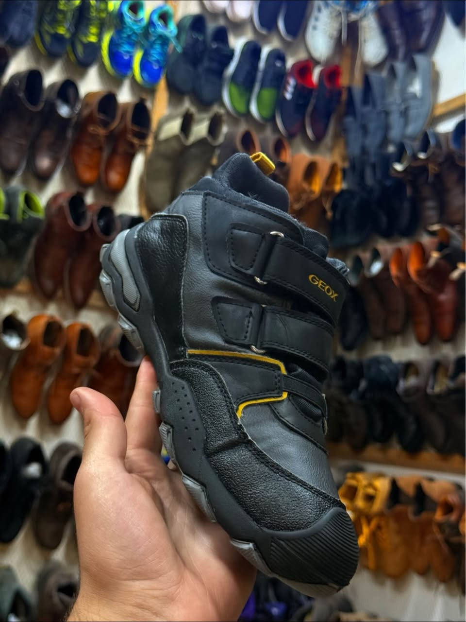 GEOX 
قياس:٤١
نظافه :ممتاز 
صناعه:ايطالي 🇮🇹


**إذا كنت صاحب هذا الإعلان وتريد حذفه لأي سبب، رجاءا أرسل رسالة إلى الدعم الفني**