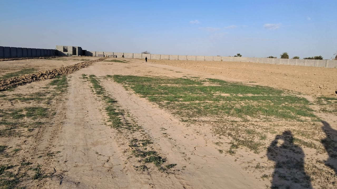 ارض زراعيه شارع بني زيد  مقابل الملعب الجديد مساحه ٤ دونم  مسجه كلها كاع رمل جرف شط ع نهر السعداويه مباشر  محتاجلها فلاح  ***********
