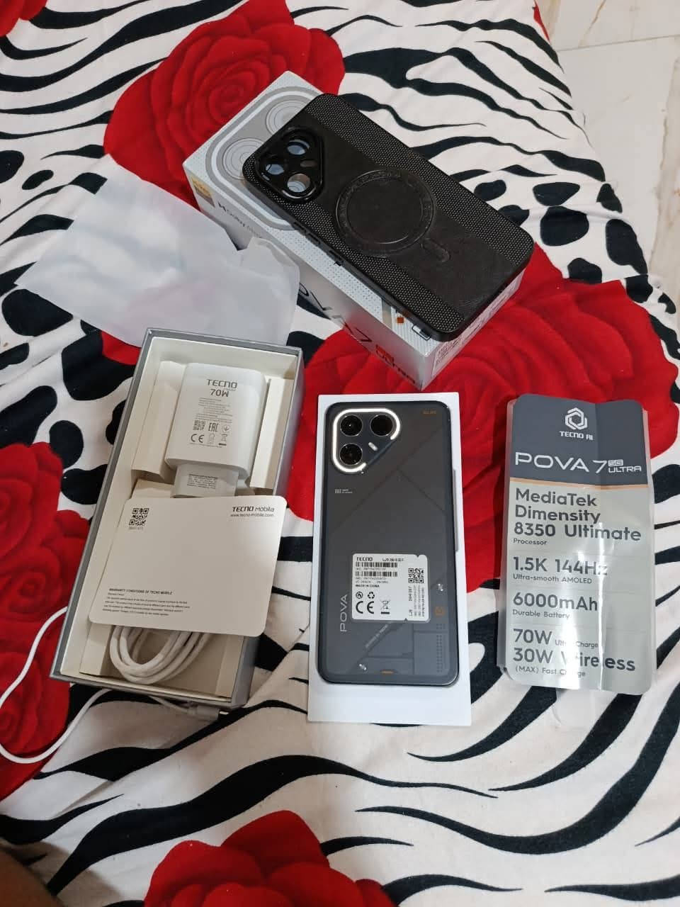 سلام عليكم تكنو بوفا 7 الترا 5G  جهاز استخدام قليل بنضافه الجديد كامل ملحقاته ذاكره 256 يشغل ١٢٠ فريم سعره ٣٧٥ لا تداهرني بغير هاذ السعر فدوه اروحلك غير ٣٧٥ مابيععع مكاني بصره رقمي  ***********
