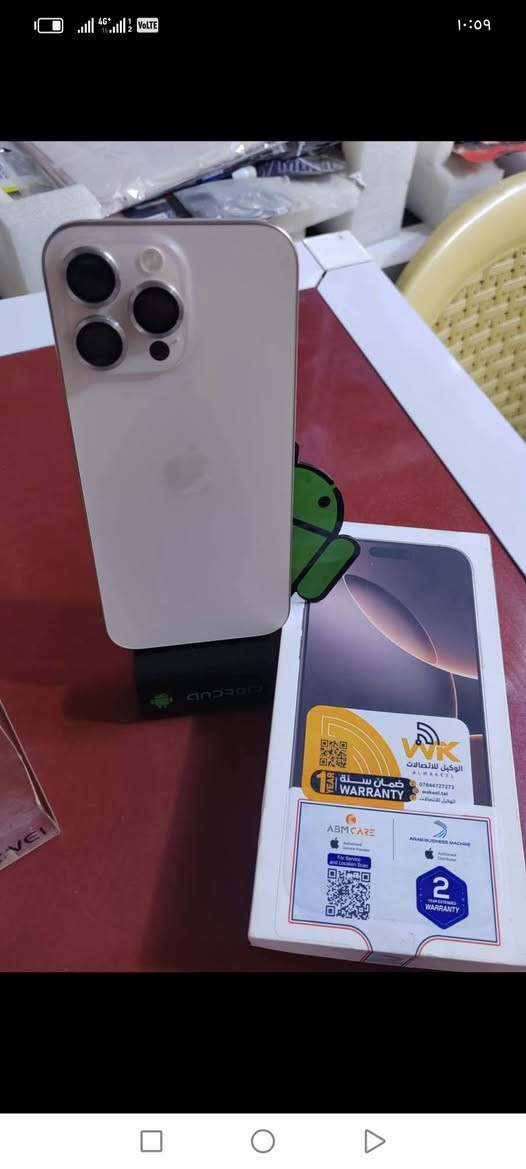 ايفون 16 برو ماكس ذاكره 256 بطاريه 97 كفاله


**إذا كنت صاحب هذا الإعلان وتريد حذفه لأي سبب، رجاءا أرسل رسالة إلى الدعم الفني**