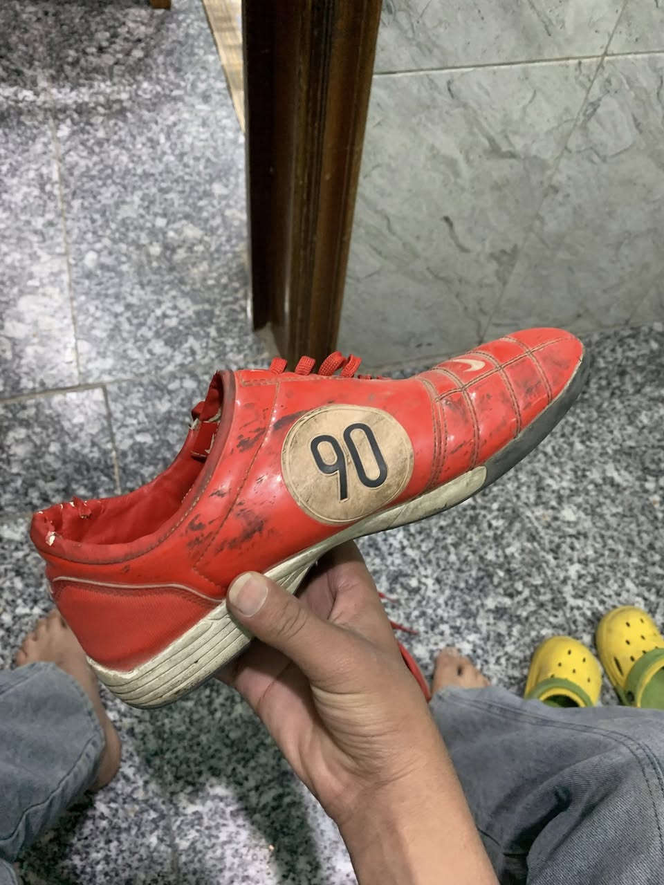 سلام عليكم حذاء نايك  للبيع ڪـُوبي درجه أوله ما نستخدم هواي بس يحتاج تنضيف يرجع جديد قياس ٤١/٤٢


**إذا كنت صاحب هذا الإعلان وتريد حذفه لأي سبب، رجاءا أرسل رسالة إلى الدعم الفني**