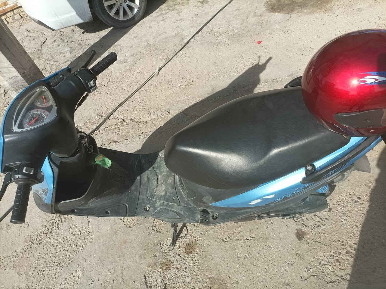 السلام عليكم دراجه ماكس عدله بوشه 49بلادي للبيع السعر 500 الدراجه خير من الله تعالى شوف بعيونك الدراجه موديل 2010.مكان بابل مسيب.. الرقم ***********..او مراوس بوليس
