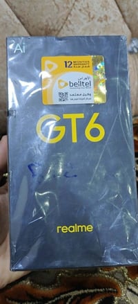 ريلمي جي تي ٦ • ٥١٢جيجا/١٦+١٢رام • شحن ١٢٠واط ٢٨دق