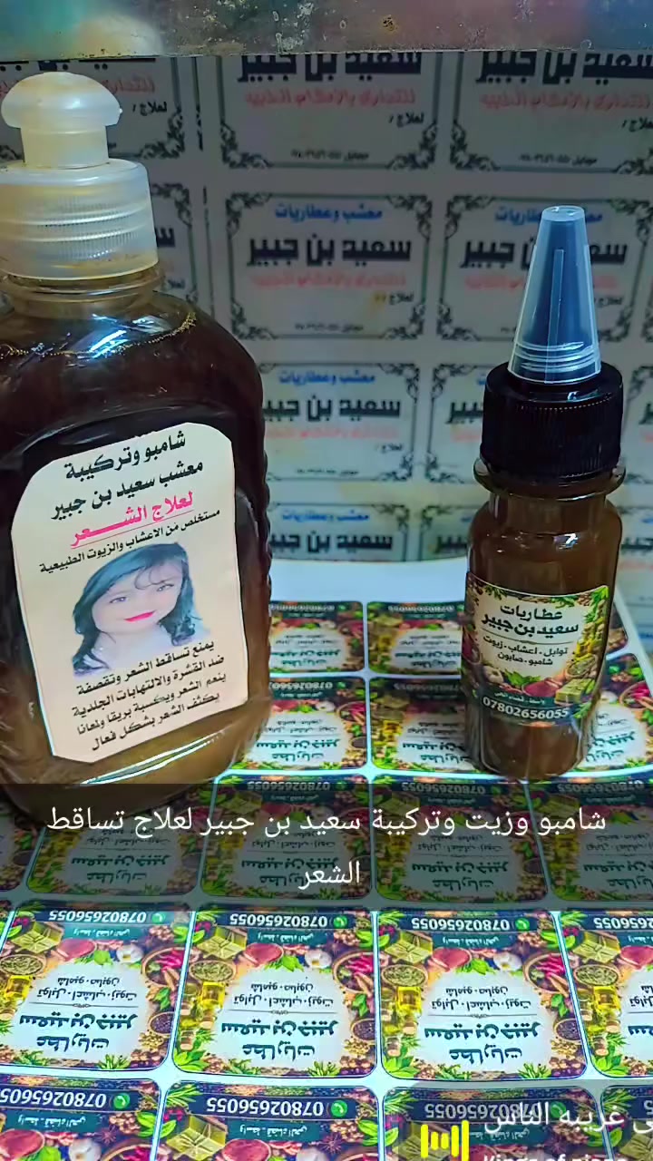 ✨  عطاريات سعيد بن جبير ✨
🌿 شامبو وزيت للشعر – عمل أيدينا وبمكونات طبيعية 🌿
نقدم لكم في عطاريات سعيد بن جبير زيت الشعر الطبيعي وشامبو الأعشاب المحضر بعناية من خيرات الزيوت الطبيعية بعصر المعصرة وبخلطات خاصة مفيدة للشعر وفروة الرأس.
💚 فوائد زيت الشعر الطبيعي:
يساعد على تقوية بصيلات الشعر ومنع التساقط.
يساهم في تكثيف الشعر ومنحه مظهراً صحياً.
يغذي فروة الرأس ويقلل الجفاف والقشرة.
يمنح الشعر نعومة ولمعاناً طبيعياً.
يساعد على إطالة الشعر مع الاستعمال المنتظم.
🧴 فوائد شامبو الأعشاب:
ينظف الشعر وفروة الرأس بلطف دون إضرار.
يخفف من تساقط الشعر مع الاستخدام المستمر.
يساعد في علاج القشرة والحكة.
يمنح الشعر حيوية وقوة ولمعان.
مناسب للاستخدام المنتظم لجميع أنواع الشعر.
📍 العنوان:
واسط – قضاء الحي – السوق الكبير
مجاور فرع الجمعية
محل المرحوم منعم العطار
📞 للاستفسار والطلب:
***********
أهلاً وسهلاً بكم ونتشرف بزيارتكم 🌿
