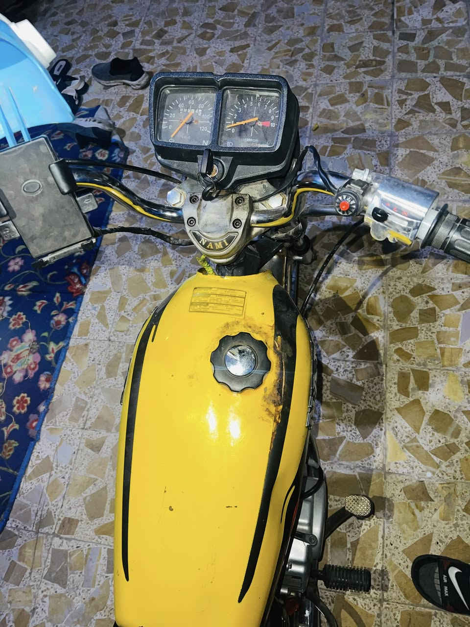 سلام عليكم درجه نامه رقم وسنويه راعيهه بل قبله دراجه حلوه ونضيفه مفتوحه بستم  مديل 21 راعيهه يريد تحويل   مكينه معوركه دهن بسبب الجبن شتريت جبن بس ماعرف اشدهن اطكياهن ويا دراجه سعر 1350بيهه مجال مكاني حيانيه شارع السيد ***********
