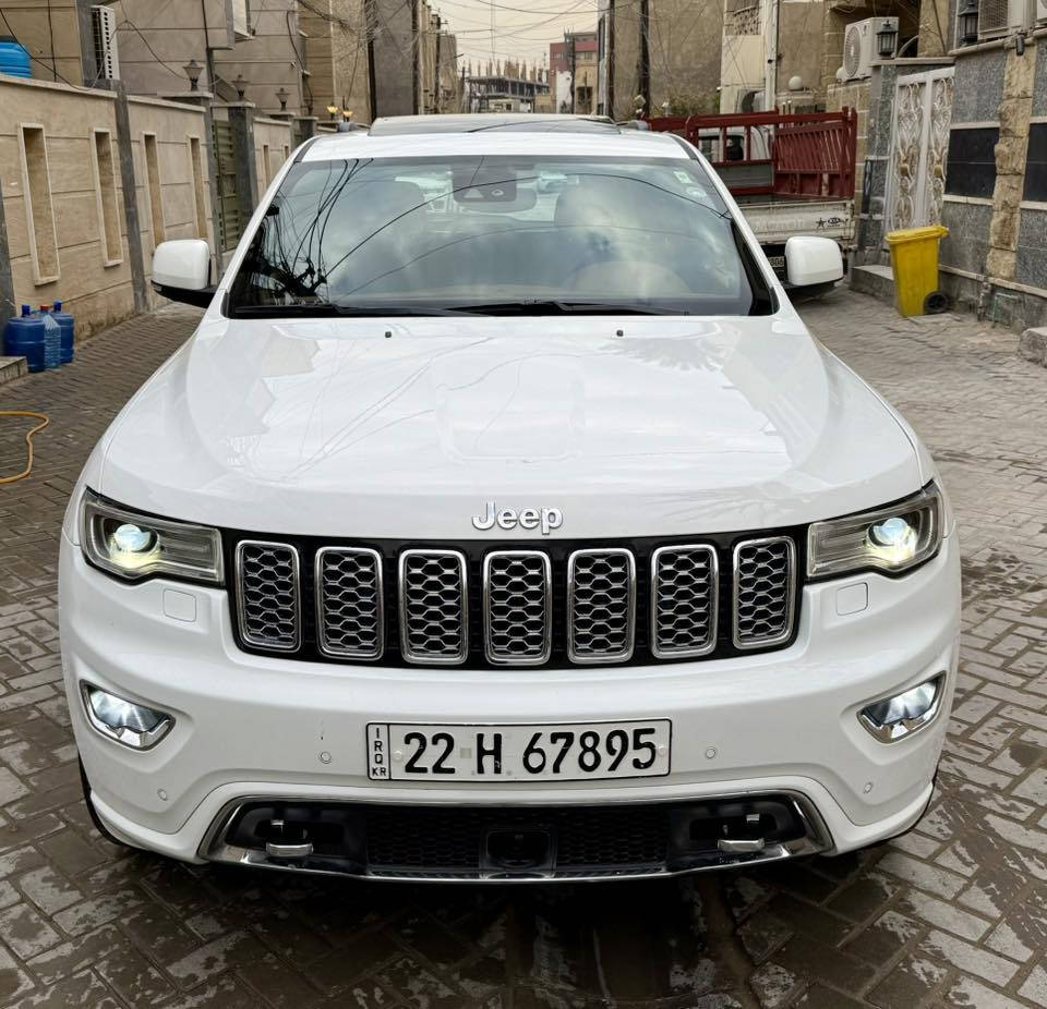 السلام عليكم جيب اوفرلاند 2021 خليجي فول مواصفات 1/1 اعلى فئة ب الاوفرلاند سيارة جكات بانوراما رادار امامي وجانبي نقطة عمياء وحساسات اصطفاف محيطية 360 درجة كامرا شاشات ثلاثة  كبيرة داخل مشمشي جلد حار بارد كهرباء فور ويل محرك 6 سلندر سيارة خليجي مكفول من حادث فقط بيها 3 مكانات بسيطة رش ربع باب خلفي اثر شخوط ومكانين جهة سايق شبرين تقريباً نضيفة جداً رقم اربيل  سنوية هزة فحص كلة جديد بسمي 
ومكان سيارة بغداد رقمي ***********
