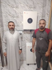 تنصيب شمسية • ٣ منظومات • بيجي