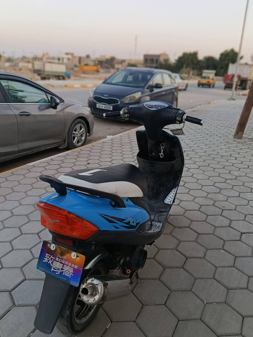 السلام عليكم (ماكس عدلة للبيع او مراوس حسب لقناعة)
بوش وبستم 55 شغالة هندر جاهزة
ويالة صدر امامي يدات بريك قطرة دهن جاملغ خلفي كلة رياضي صالنصة صجمية 
دراجة جاهزة من كلشي 
مكاني ديوانية 
لرقم ***********
لسعر 490 وبيهة مجال
