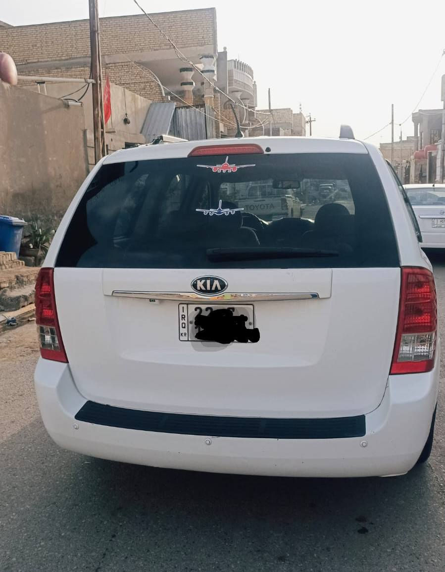 سلام عليكم عندي كية كرنفال 2014  رقم اربيل دولي بسمي تريد وكالة تريد تحويل محرك 3500 دوش   موصفات فتحت سقف حساس خلفي كامرة خلفية تحكمات جام خلفي كهرباء مري شفط منظومة زنون عالي ناصي  حدادية 85 /100  تخم تاير جدد كير محرك مكفولات  سيارة 7 راكب  سونار مرفق بل منشور  سعر 155 وبيها مجال للبيع فقط  ستفسار على هاذة رقم ***********  ,***********
