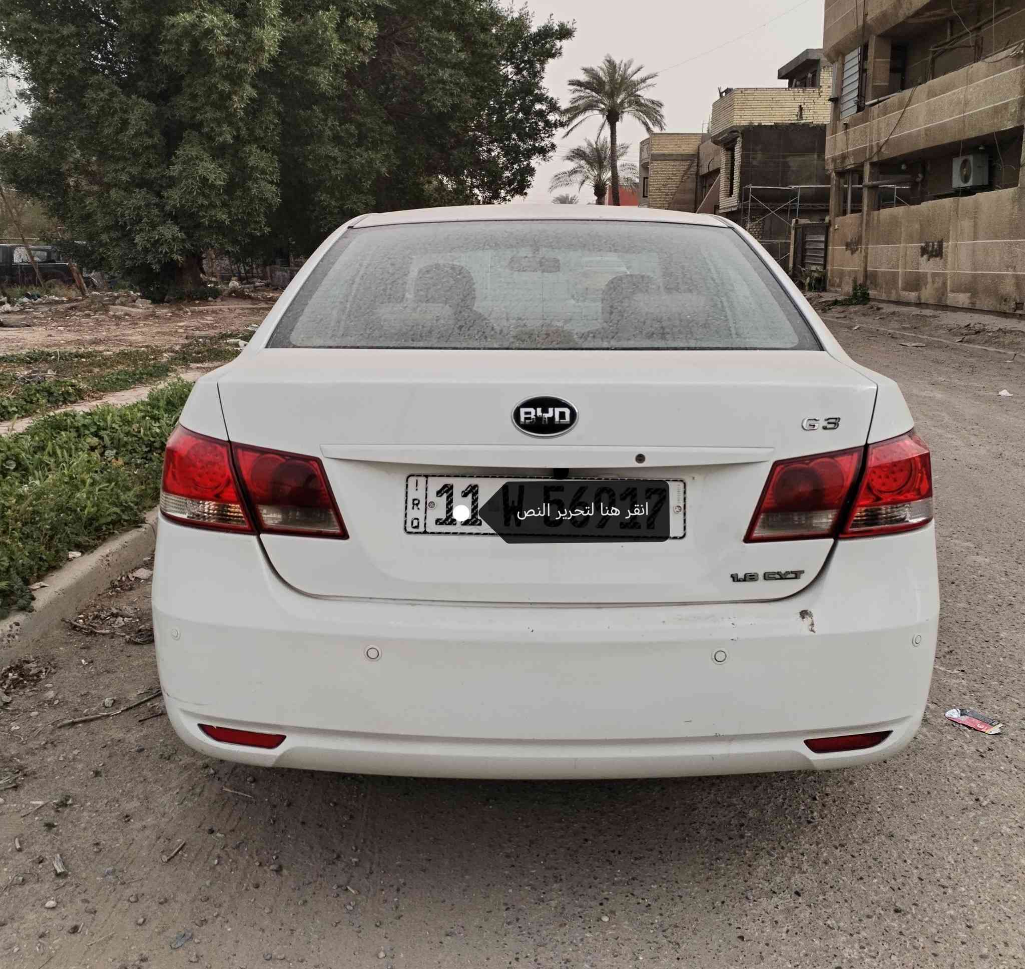 السلام عليكم للبيع بي واي دي G3 موديل ٢٠١٢ رقم بغداد انكليزي هزه جديده كير اوتوماتيك مكينه ١٨٠٠ سياره جاهزه مابيه اي نقص مواصفات بصمة فتحه تحكم ستيرن شاشه اندرويد تدفئه وتبريد مكان السياره سريع حي العامل مجاور مسبح الرافدين السعر ٥٩ تلفون ***********
