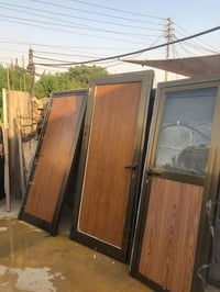 ابواب خشب الأمنيوم نظيفات للبيع سعر لباب 75 الف  واتساب ‭0775 928 3773...