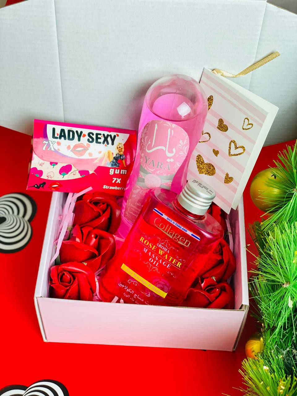 🎁بوكس هدايا للمتزوجين 😘

زيت مساج بالكولاجين ورائحة ماء الورد: بحجم 150 مل، من ماركة كولاجين. 💃

مزلق  يارا وبنفس الوقت قابل لتذوق خاص للمتزوجين 💑جل مائي مزلق مرطب ومنعم يمنع الأحتكاك✋

علكة "ليدي سيكسي": بنكهة الفراولة. 🤤

تغليف أنيق: يتضمن الصندوق وروداً حمراء صناعية وبطاقة هدايا مزخرفة بقلوب ذهبية


**إذا كنت صاحب هذا الإعلان وتريد حذفه لأي سبب، رجاءا أرسل رسالة إلى الدعم الفني**