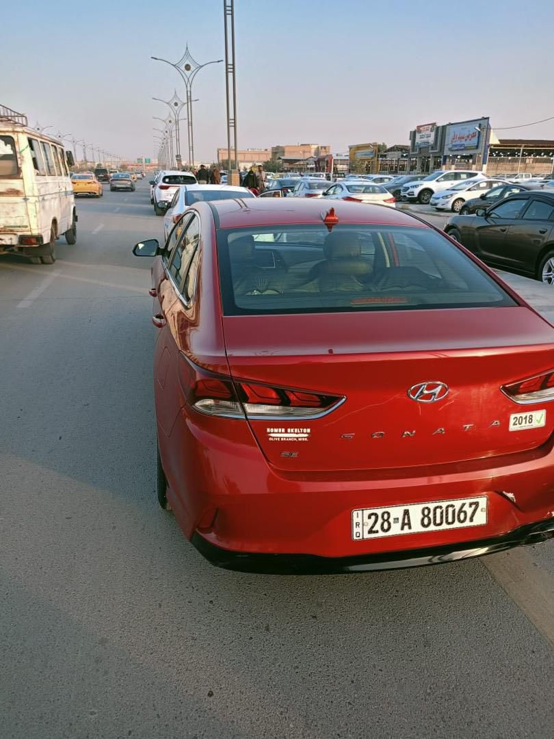 سوناتا 2018 مكفولة من الصبغ سياره جاهزه رقم نجف باسمي السعر 135 
***********
