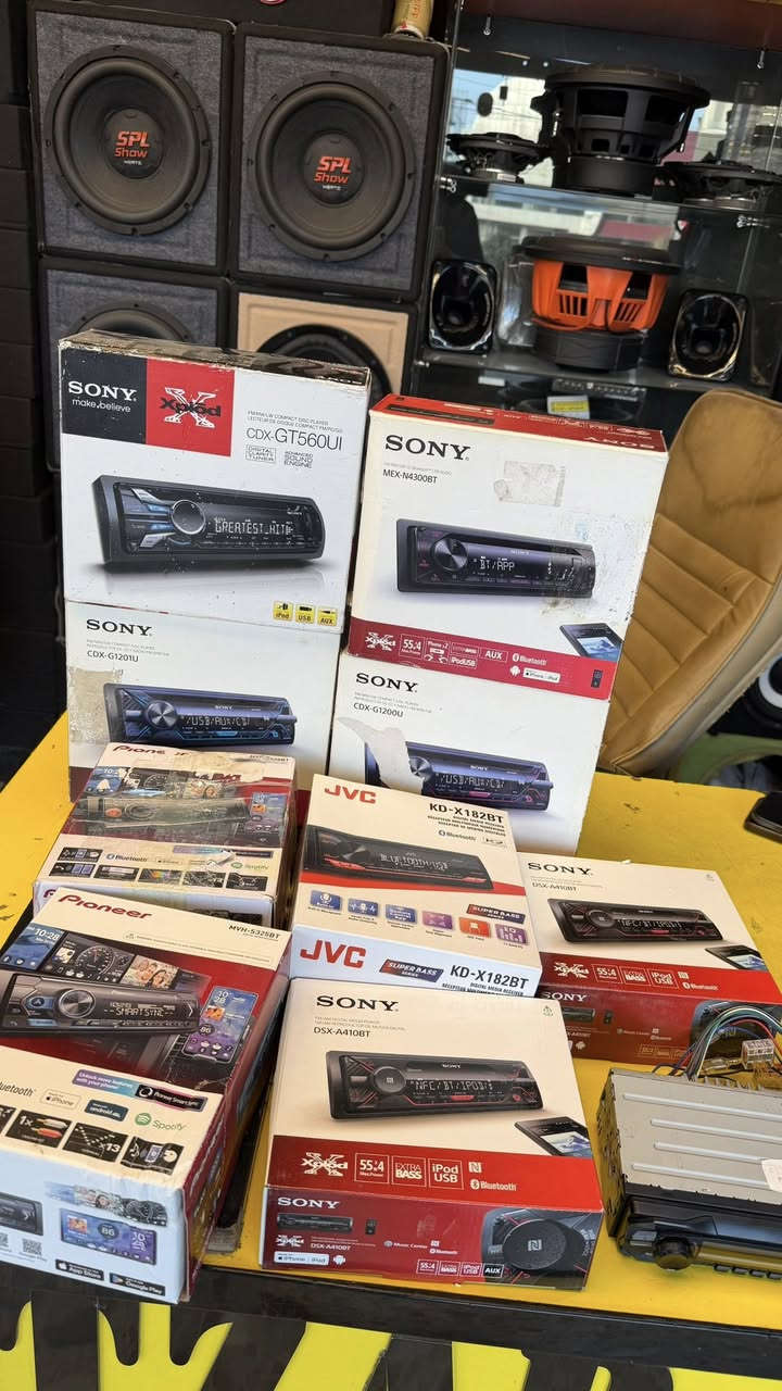 من استيرادنا الخاص كلشي وكالة اصلي 
وصلتنا حاليا وجبة من ارقى الماركات العالمية مسجلات ودمامات وشاشات سيارات 
مركز تيزاب لمضخمات الصوت 
حلة شارع 60مقابل مطعم سومر 
المهندس سجاد ***********
