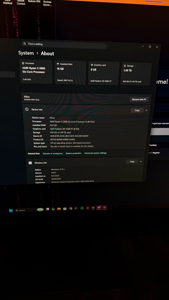 السلام عليكم اصدقائي pc للبيع فقط كيس وشاشه مواصفات التجميعه ومواصفات الشاشة بلصور السعر 900الف وبيه مجال بسيط الشاشه استخدام شهر والتجميعه على ايدي 
للتواصل خاص او واتس اب ***********
