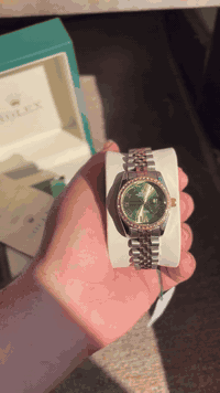 ساعه رولكس (نسائي)سوبر ماستر درجة عالية كوالتي كلش راقي طلاء ثابت كوار...