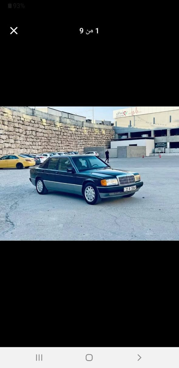 من رخصة الادمن المحترم
مارسدس 190 موديل 1990 
محرك 3000 vvt مال ملكة 
صدر امامي جديد والخلفي مبدل عربانة كاملة اكسل ودرايفشفتات وصدر كامل 
تخم تاير صار شهرين من شادة جديد والسبير جديد 
شاشة اندرويد 
سنتر لوك رموت 
تبريد شغال خير من الله 
رقم سليمانيا السنوية لحد ال2030 تريد تحويل تريد وكالة 
مكان السيارة تكريت للاستفسار مراسلتي على الخاص او على رقم الهاتف / ***********
