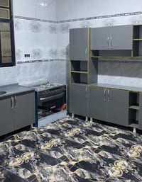 كاونتر MDF • ٣ قطع • سنك مرمر