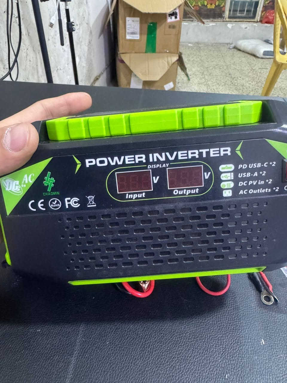 انفويتر
محوله
قطعة جديده لك 
اي استفسار خاص 
قطع أمزون


**إذا كنت صاحب هذا الإعلان وتريد حذفه لأي سبب، رجاءا أرسل رسالة إلى الدعم الفني**