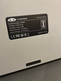 كيبورد MAGEGEE • باك لايت أزرق • سويتشات قابلة للتبديل