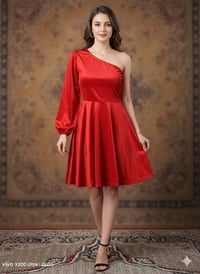 فستان • مقاس ٤٠-٤٨ • خصرة لاستيك