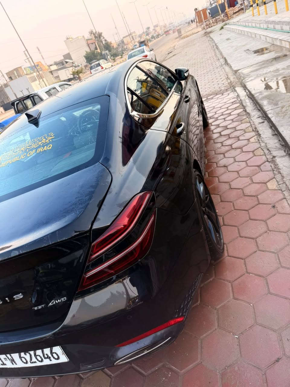 جنيسز G70
محرك 3.3T توين تيربو فور ويل

كشنات كهربائي كشنات تدفئه تبريد تدففئه بل ستيرن داخل اسود مطعم بقيطانات احمر 

ماشيه 34 الف يساره فول فتحه ويل كب اسود رقم بغداد ضرره باب لخلفي مبدل وجاملغ مصبوغ معروفه مواصفات
بيع او مراوس حسب القناعة 
ب250$ وبيها مجال مكانها ديالى 

***********
***********
