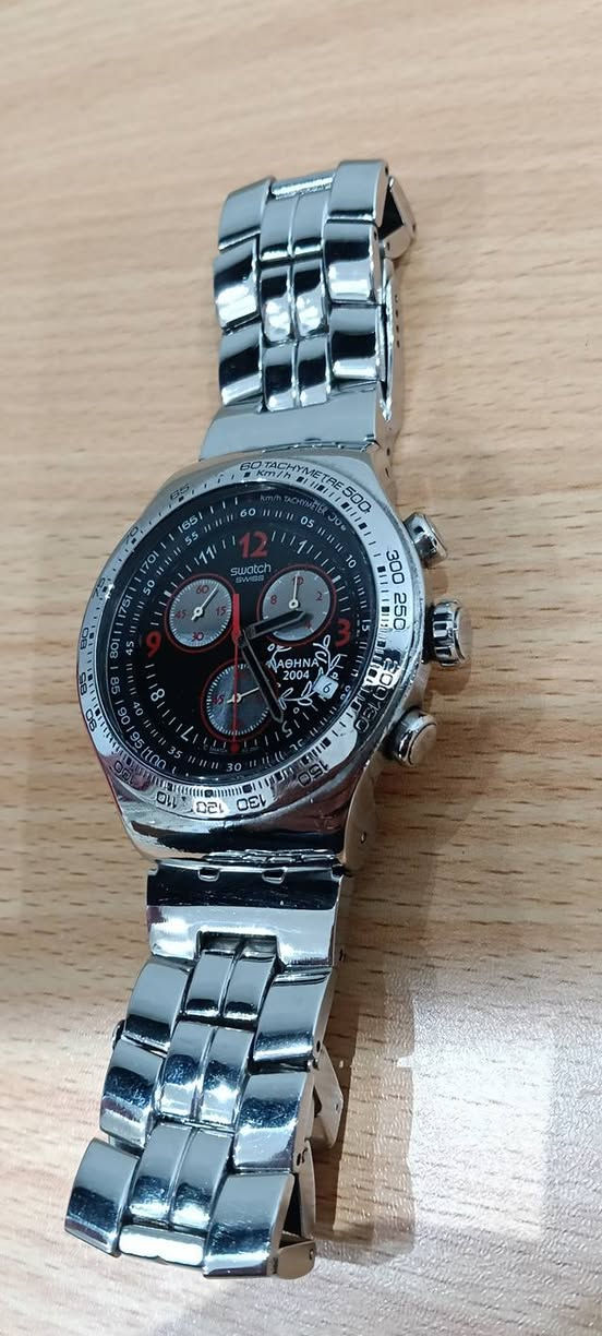 For sale Swatch Irony Diaphane Chrono Stivos 2004 made in swiss for size 47 m 
بيع ساعه سواتش اوريجينال سويسري فرنك مقاس ٤٧ ملي استعمال بحاله الفبريكا اوستيك اوريجينال كامل عدد ١٠ عوقل الساعه تعمل بكفاءة عالية ولا يوجد بها اي صيانه للتواصل عبر الماسينجر او الاتصال على الموبيل ٠١٠٦٧٤٩٦٢٨٢


**إذا كنت صاحب هذا الإعلان وتريد حذفه لأي سبب، رجاءا أرسل رسالة إلى الدعم الفني**