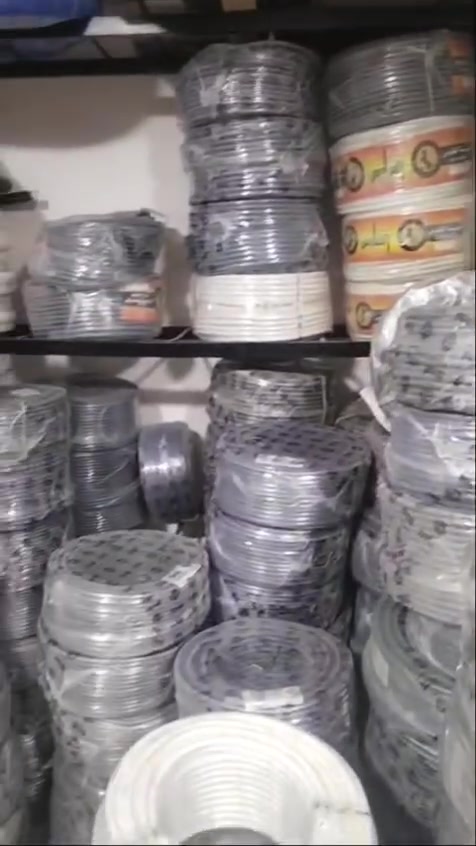 بفضل الله عرض من يوم 8/6 ل 8/8 على جميع منتجات مؤسسه الفارس 
عزل بيور درجه اولى 

فلسكيبل حراي جميع مقاسات 
خامات بيور مستورد مقاومه للحريق 
فلسكيبل حراري شعبي تصنيع محلي 
جميع مقاسات كابلات الباور والكنترول المؤسسه الفارس 
ويوجد ايضا لدينا سويدي اصلي بالباركود 
دكت6*6ودكت4*6
فايز حديد جميع المقاسات خفيف
وثقيل


**إذا كنت صاحب هذا الإعلان وتريد حذفه لأي سبب، رجاءا أرسل رسالة إلى الدعم الفني**
