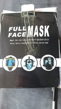 قناع وجه كامل • فلتر • مغلف غير مستخدم