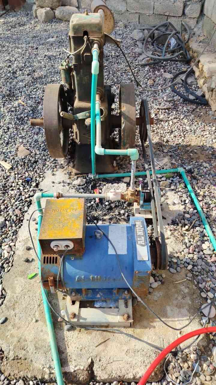 مكينه للبيع جاهزه توليد 7ونص نمير هي وملحقاتها الشراي يتصل الرقم.  ***********
