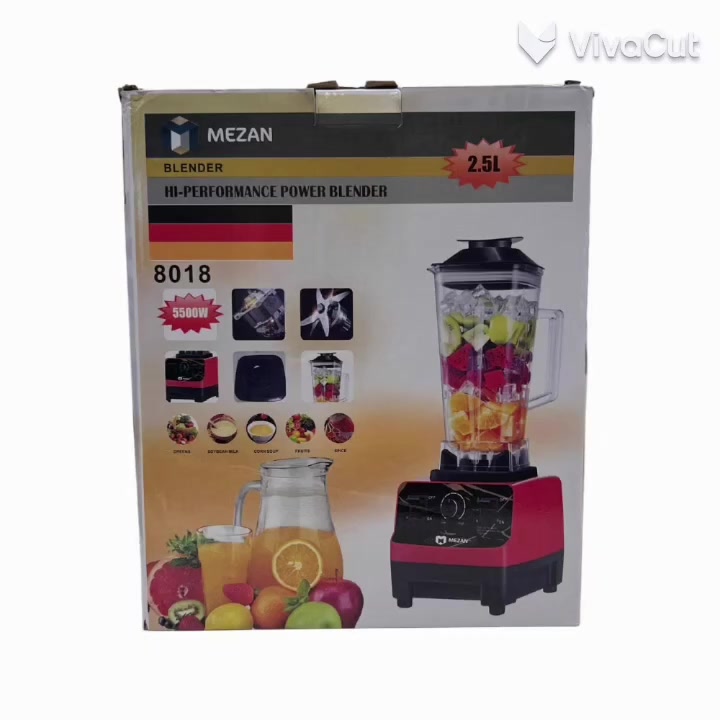 🔥🥤 خلاط MEZAN بقوة 5500 واط وسعة 2.5 لتر!

يسحق الثلج، يطحن الحبوب، ويجهز العصائر والشوربات بسرعة ⚡

شفرات ستانلس ستيل و تحكم بالسرعة لخلط ناعم واحترافي ✨

خلي مطبخك أسرع وأسهل! 💪

السعر 20.99 $

​📍 العنوان:
​ذي قار - قضاء سوق الشيوخ
توصيل مجاني 
​📞 للتواصل والاستفسار:
​يمكنكم الاتصال بنا أو مراسلتنا عبر (واتساب / تلجرام) على الأرقام التالية:
​📱 ***********
​📱 ***********
