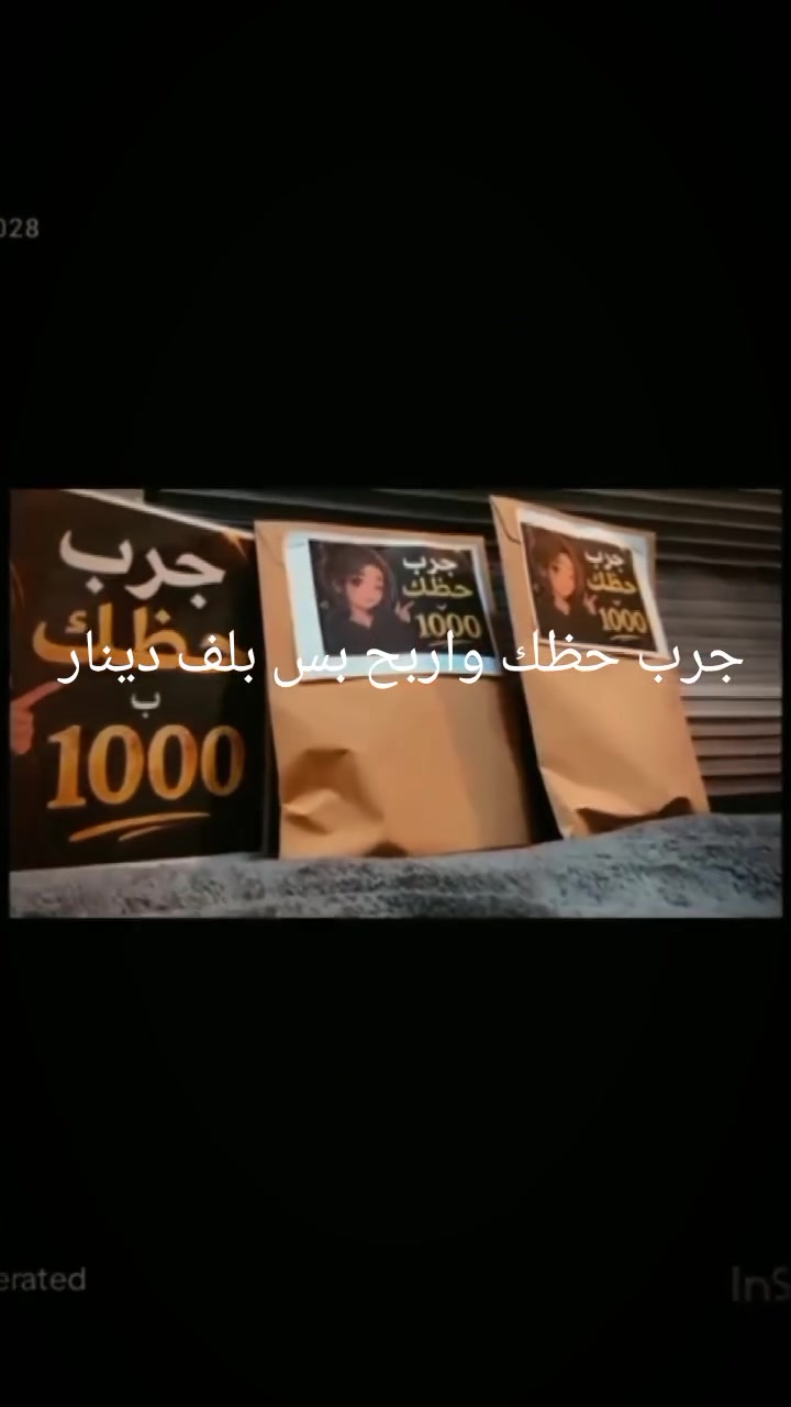 جرب حظك ويا أبو سيف بـ 1000 دينار وبس 🎯🔥
يمكن اليوم هو يومك وتطلع من المحظوظين 💸✨

هدايا هواي 🎁
جوائز كلش قوية 💰
وأجواء نار وترتيب يفتح النفس 😍

لا تفوّت الفرصة… خليك من الفايزين اليوم 👑
يلا شد حيلك وجرب حظك هسه 🚀

#العراق #بغداد #حظك #جوائز #هدايا #اكسبلور #تيك_توك_العراق #ترند #فوريو #العراق_ترند #بغداد_الحبيبة #حب #viral #fyp


**إذا كنت صاحب هذا الإعلان وتريد حذفه لأي سبب، رجاءا أرسل رسالة إلى الدعم الفني**