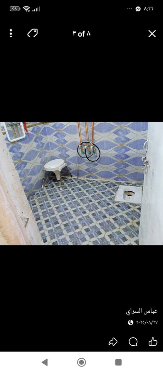 بيت البيع منطقت الانتصار يحتوي على 3 غرف استقبال وملحقاته رقم الهاتف ***********
