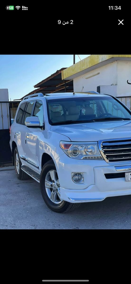 سلام عليكم تيوتا لاندكروز  2013 بريم اصلي  GXR 
6سلندر رقم سليمانية دولي  تحويل مباشر 
بيها ربع بونيد وجاملغ سكن 
موصفات 

سلايت روف 
فور ويل 
مري قلاب 
لايت زنون 
حساس امامي خلفي 
تشغيل عن بعد 
بصمات ابواب 
كشنات جلد 
كشن كهرباء 3دكم
اشاير مري
لايت زنون 
طفايه 
تبريد ثلاث قطع 
ثلاجه
7 راكب 
‏‎تحكم استيرن
السيارة حيل جديده 
كير محرك صدر تخم تاير كله بشرط 
السياره جاهزه من كلشي
مكاني كركوك   

للاستفسار ***********
