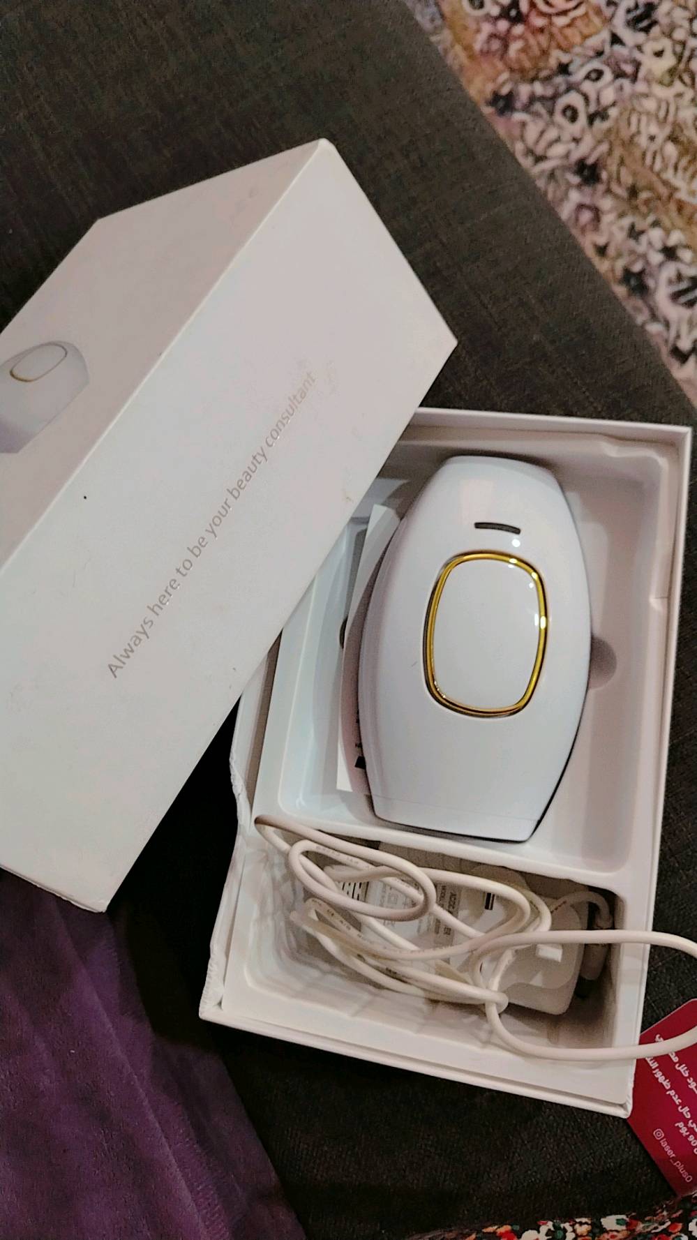 جهاز ليزر منزلي الله شاهد شتريته ب 100 الف مع كارت الضمان سبب بيع ما عندي مجال استخدمه 
عنوان/نهاية حي يور الغرير زراعية