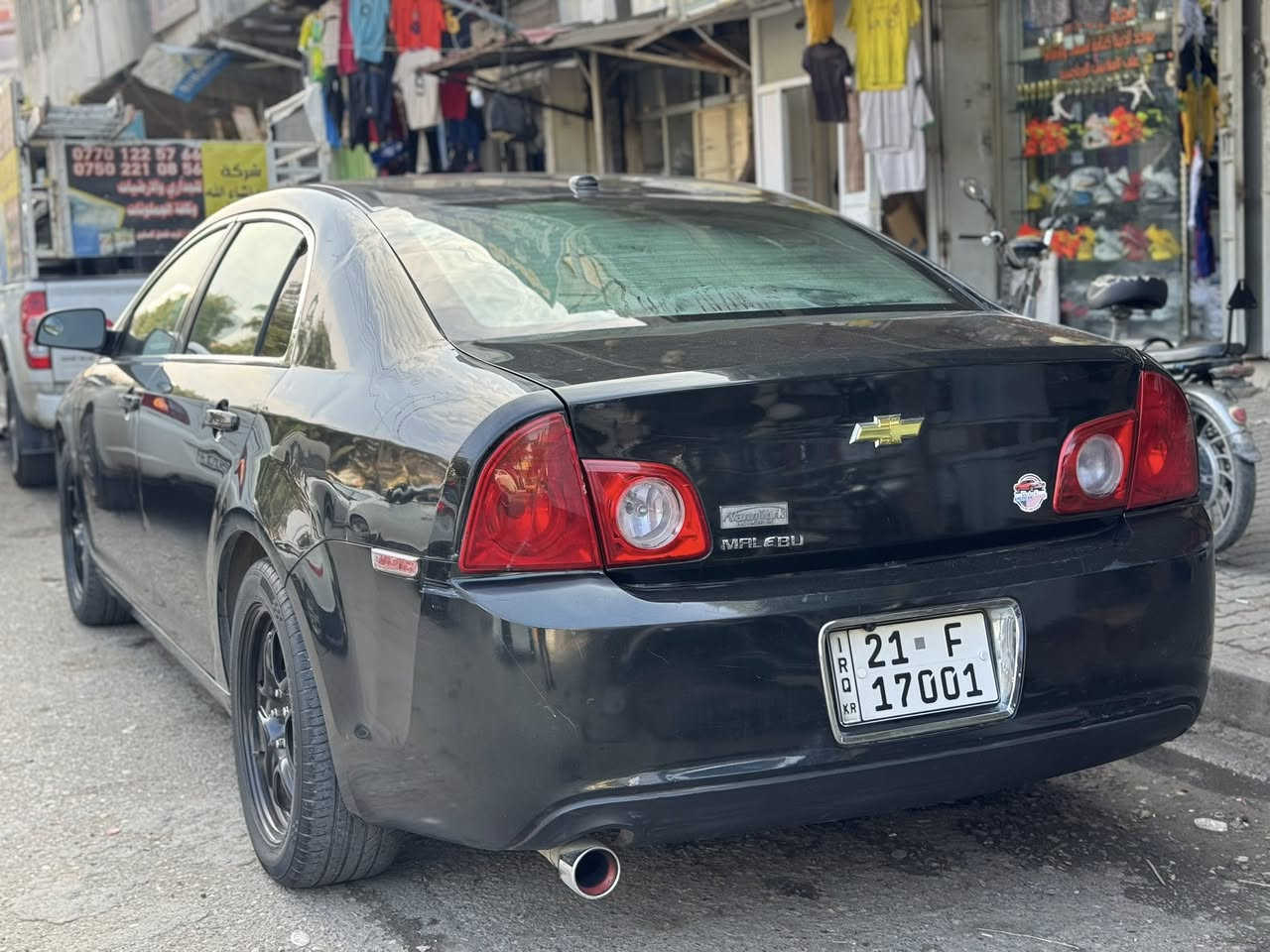 السلام عليكم 
ماليبو 
 للبيع او مراوسه2012
رقم سليمانيه سنويه جديد2030شرط تحويل وهزه جديد 
گير محرك بشرط لاصرف ولابخار  
تايرات جديد ادامه كامله السيارا  
شاشه تحكم كروز كشن جلد 
كشن كهرباء 
تخم امامي وخلفي جديد 
صفحة سكن صبغ بدون تكمه +صندوق وربع جاملغ بدون تكمه وبدون سقف وصوره سونار موجود السيارا حادثه خارج العراق 
تبريد تدفئه بشرط 
وبيها بطاقة بانزين 
السعر:72$وبيها مجال

مكان السيارة كركوك 
ر.م:***********
