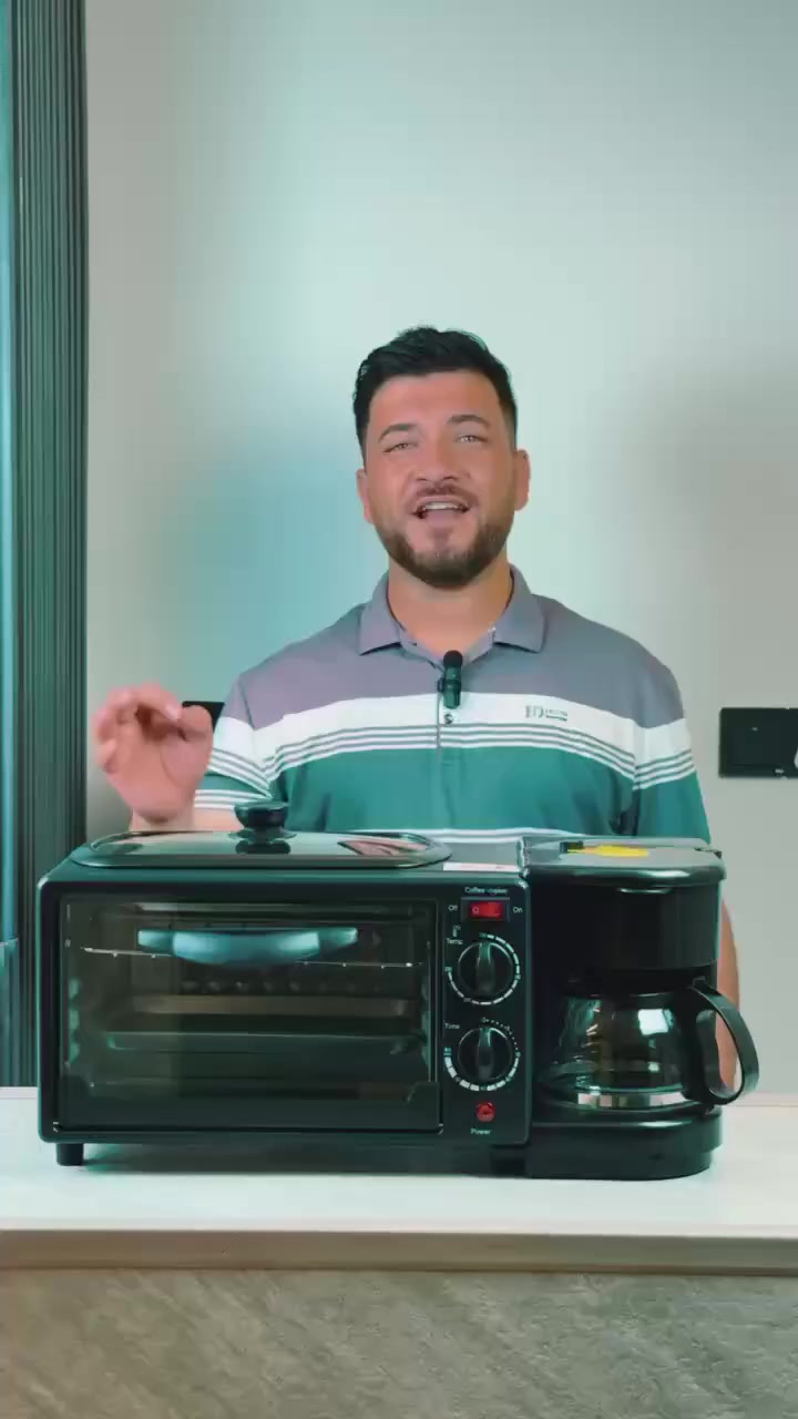 �✨ خلي مطبخك أمتع وأسهل مع الجهاز المتعدد الوظائف!
جهاز واحد يجمع مقلاة – فرن – ماكينة مشروبات ساخنة لتحضير وجبة كاملة بسرعة 💨

🌡️ تحكم كامل بالحرارة والتوقيت من 100–230° ومع تايمر 0–60 دقيقة ⏱️

💎 سطح غير لاصق وسهل التنظيف، هيكل معدني مقاوم للصدأ، وفرن بزجاج مقاوم للحرارة مع صينية وشبكة معدنية

📏 حجم عملي 50.5 × 25.5 × 24.5 سم يناسب أي مطبخ أو سفر

🔥 كل الوظائف اللي تحتاجيها في جهاز واحد، بسرعة وسهولة
السعر 40الف 
التوصيل بغداد 3الف 
باقي المحافظات 5الف


**إذا كنت صاحب هذا الإعلان وتريد حذفه لأي سبب، رجاءا أرسل رسالة إلى الدعم الفني**