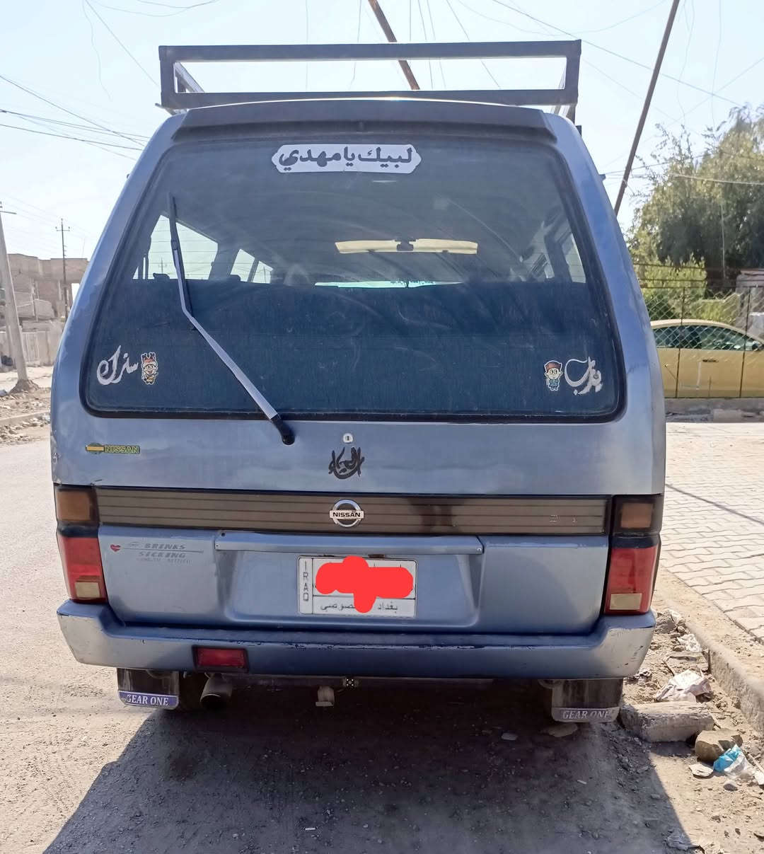 السلام عليكم باص نيسان 10راكب خصوصي رقم بغداد سنويه 28 مشروع وطني مصفره من الغرامات كيري ومحرك وتماتيك فيفتي 2000سياره جاهزه صدر امامي وخلفي جديد سنترلوك بوركله جديد سياره ناعمه بس صبح تطلع تخانه خفيفه وتروح  تراي وين ميعجبك سعر 38وبيهه مجال مكان بغداد الحسينيه راشديه تصال ***********
