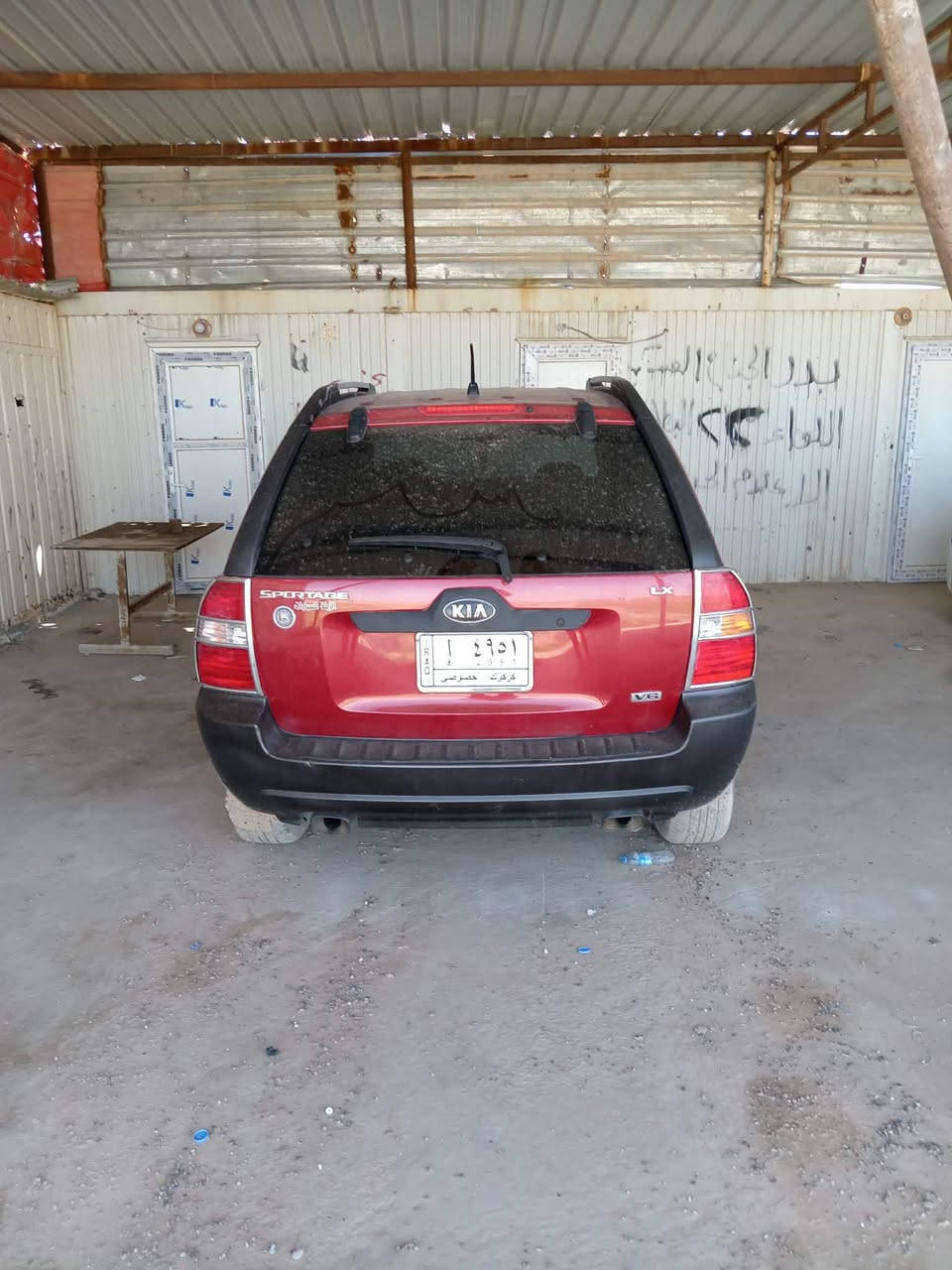 السلام عليكم  مكلف بل نشر
كيه سبورتج 2005 محرك 6/2700كلين بس البنيد معير رقم دولي بسمي مكان تكريت 
رقن صاحب السيارة ***********
