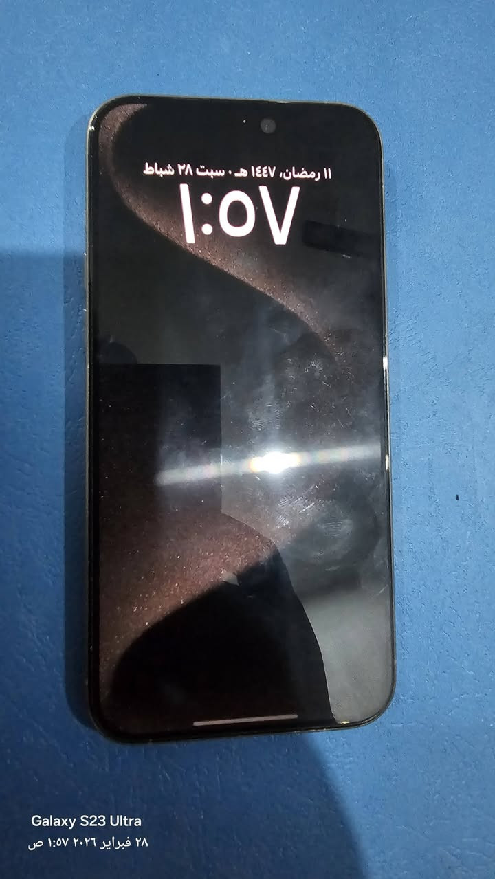 السلام عليكم ايفون 15 برو ماكس جهاز نضيف 🔋87
ذاكره 256 مبدل فقط شاشه..كارتونته وياه والكيبل.. 

رايده ب920 وبيه مجال

مكاني بغداد  متواجد في ساحة اللقاء +الإسكان +الوشاش +المنصور

*********** للاستفسار ***********
