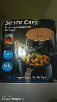 قلاية هوائية ٦ل • مكنسة عامودية ٢٥ • مكنسة كهربائية ١٠ل