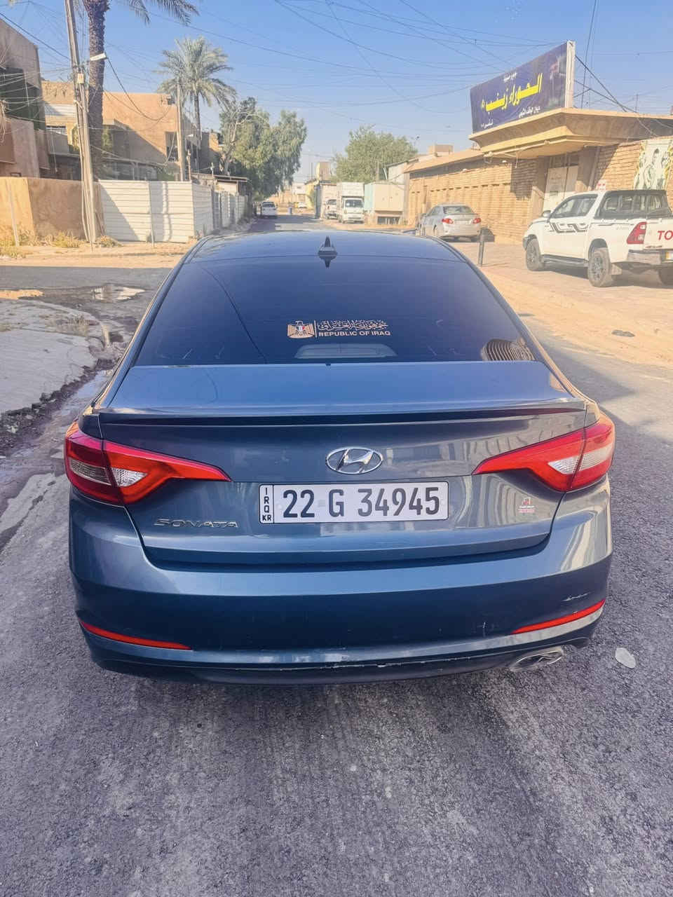 سلام عليكم سوناتا للبيع وارد امريكي حادثه بنيد فقط وشويه من الدوسه اليمنه على كد شبر فول ليبل عدا البنيد السياره بدون دواخل كير مكينه جدد كفاله صدر امامي خلفي توني امسوي تخم تايرسياره بيه قطع صبغ السعر 102 مكان السياره بغداد البلديات اتصال ☎️ فقط ***********

