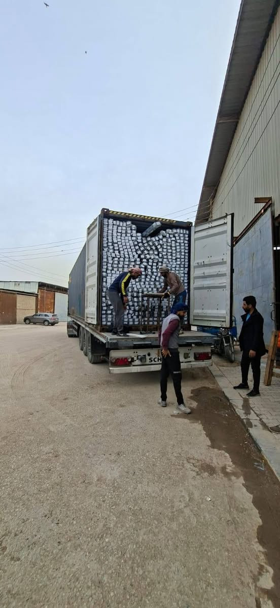 مرحبا بكم زبائننا الكرام 🔴🔴🔴 
اللهم صل على محمد وال محمد 
تم بحمد الله تعالى 
وصول كميات وفيره من مقطع الألمنيوم الصيني ( السرايو ) السلايت والمفصلي ال7.5  متوفر باللون (الاسود و الشمباني و الانترسات) 
وأيضا توفر مقطع الكيرتن بكافة القياسات وال G60 اللون الاسود 
بأسعار تنافسية جداً....
العنوان/ حي الحرفيين خلف مجمع عماد سكر 
الفرع الثاني/ حي الحرفيين شارع شركة الواثق


**إذا كنت صاحب هذا الإعلان وتريد حذفه لأي سبب، رجاءا أرسل رسالة إلى الدعم الفني**