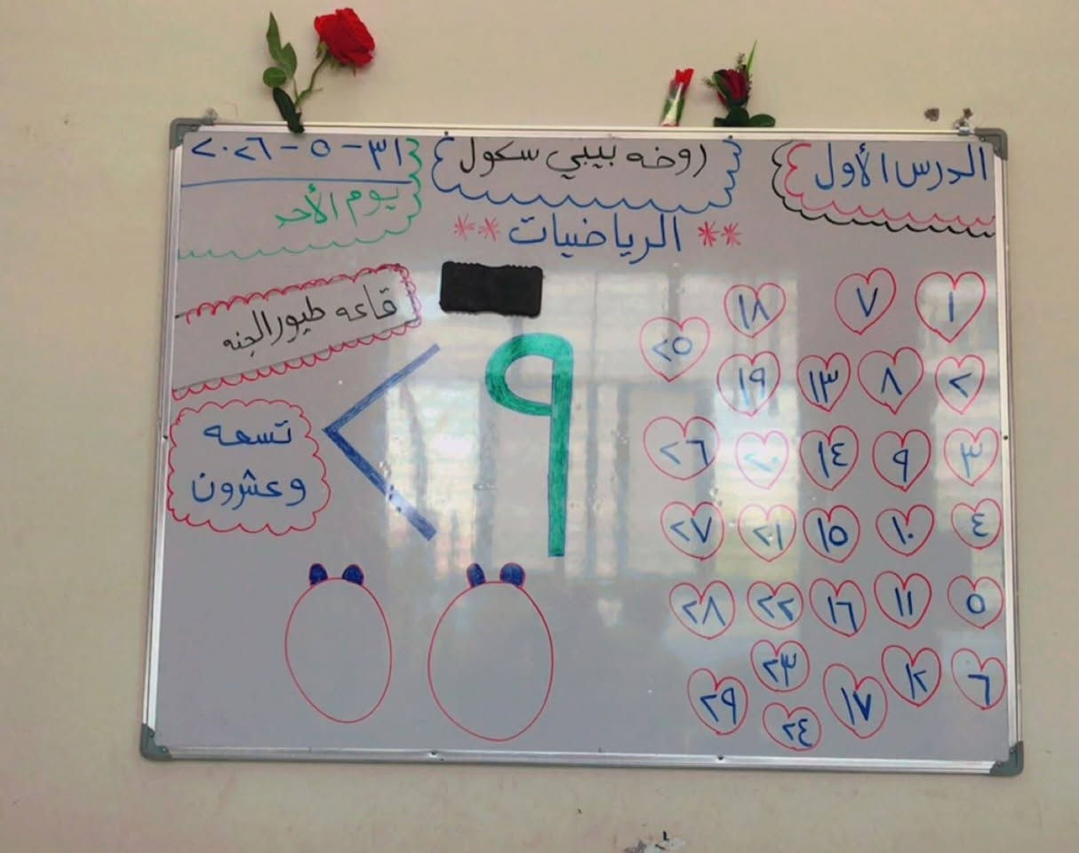 روضة وحضانة بيبي سكول يوميات طلابنا الخلوين 
رقم روضة ***********
