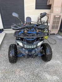 دراجه رباعيه 2023 محرك125 كير اوتماتيك ماشيه600km سرعته60 استخدام شخصي...