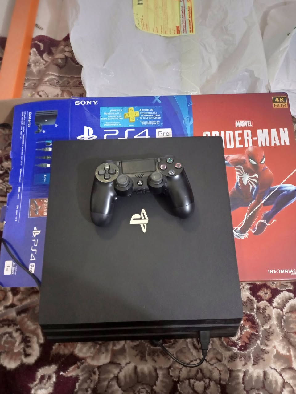 ل4 برو 1 تيرا معدل نظام 12. نظافة 95 جوستك الاصلي مالته كارتون غراضه كاملة السعر 275 نهايته قفل . لا مفتوح ولا ومصلح العنوان النجف الاشرف توصيل ما عندي بي 10 العاب جاهز للعب


**إذا كنت صاحب هذا الإعلان وتريد حذفه لأي سبب، رجاءا أرسل رسالة إلى الدعم الفني**